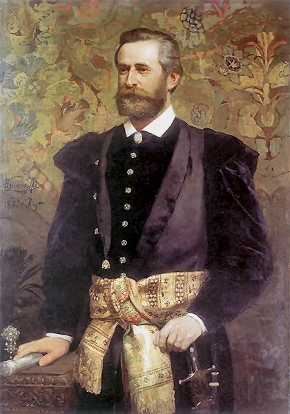 Henryk Siemiradzki Portrait of Ludwik Wodzicki.